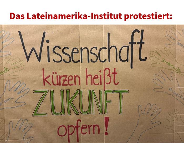 Das LAI protestiert gegen Kürzungen in der Wissenschaft